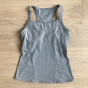 Athleta Switchback Tank Top Gray Tank Top